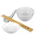 德化白瓷餐具套装9款可选8头家用碗碟套装情侣简约碗盘餐具(阴雕牡丹)