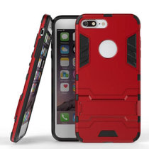 木木（MUNU）苹果 iPhone7plus 手机壳 手机套 保护壳 保护套 外壳 后壳 防摔壳 硅胶套 钢铁侠硬壳(红色)