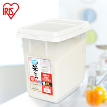 爱丽思IRIS 10kg密封环保家用树脂米桶塑料米箱MRS-10白/透明