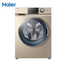 Haier/海尔 G80728HBX12G直驱变频蒸汽烘干 大容量洗烘一体 下排水香槟金 消毒洗 全自动滚筒洗衣机(8公斤)