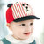 春秋宝宝帽子儿童太阳帽婴儿遮阳帽婴幼儿鸭舌帽韩版小孩1-2岁(红色)
