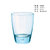 Bormioli Rocco  LUNA无铅玻璃水杯 水滴杯 果汁杯 3种颜色 2只装(蓝色 340)