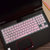 联想拯救者R720键盘膜Y520笔记本电脑Y7000保护贴膜防尘罩全覆盖15.6寸(半透粉色)