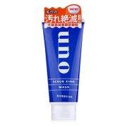 Shiseido资生堂UNO吾诺深层净爽磨砂洁面乳/洗面奶（蓝）130g