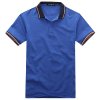 约翰逊Johansson2013春夏新款男士短袖POLO衫(深湖蓝色 M)