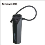 联想(lenovo) LBH505 挂耳式通用型蓝牙耳机 立体声听歌一拖二耳机 多点连接(黑色)