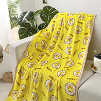 毛毯子午睡办公室薄款被子儿童卡通冬季床单法兰绒毯(亲子毛毯缤纷世界)