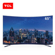 TCL 65C5 65英寸 4K超高清 哈曼卡顿音响 64位34核 纤薄金属 人工智能 曲面电视