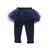 Oissie 奥伊西 1-4岁女宝宝裙裤婴儿冬季加绒裤子(85厘米（建议12-18个月） 藏青)