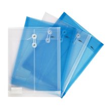 得力（deli）5511文件袋 透明 A4塑料档案袋 资料袋 保护袋(透明)