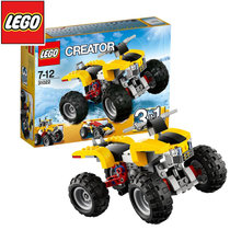 乐高LEGO CREATOR创意百变系列 31022 四轮越野摩托车 积木玩具(彩盒包装 单盒)