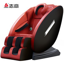 志高(CHIGO)按摩椅家用全身小型多功能电动智能太空X1(黑红色)