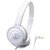 铁三角(audio-technica) ATH-S100 头戴式耳机 线控带麦 低音强劲 隔音好 白色