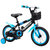 永久 （FOREVER）儿童自行车男女款小孩单车脚踏车儿童自行车宝宝童车12寸、14寸、16寸(黑蓝色 16寸)