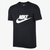 Nike耐克2016夏男款运动休闲圆领透气字母短袖T恤NIKE黑色短袖(黑色 3XL)