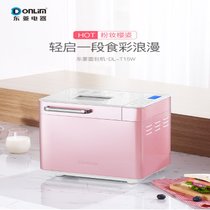 东菱（Donlim）烤面包机家用 早餐机 全自动和面机 涡轮电机驱动仿古法手工揉面DL-T15W(粉色 热销)