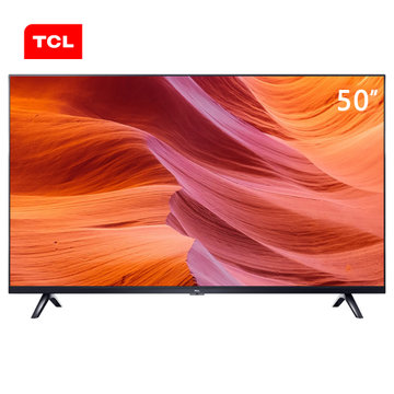 TCL 50A464 50英寸全场景AI电视 4K超高清 HDR 智能 防蓝光护眼平板电视