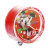 迪士尼 米奇圆形晶面带夜灯闹钟 DF6001(红色)