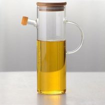 玻璃防漏油壶家用高鹏硅酱油醋瓶小号调料罐自动回流(高个直身油壶400ml)