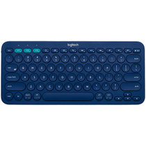 罗技（Logitech）K380无线蓝牙键盘 办公键盘 女性 便携超薄键盘 笔记本键盘 蓝牙超薄【K380】蓝色