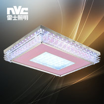 雷士照明 led吸顶灯方形客厅卧室水晶灯现代简约灯具EVX9007(30W)