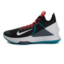 Nike男鞋耐克新款男子LEBRON WITNESS IV EP詹姆斯实战篮球鞋CD0188-005(059黑/潘趣红/白色/微粒灰 42)