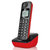 Gigaset原西门子品牌电话机A191数字无绳电话单机中文显示双免提家用办公座机子母机(魔力红)