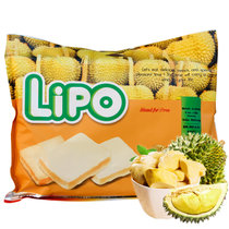 越南进口Lipo奶油鸡蛋面包干300g早餐下午茶饼干休闲零食品(榴莲味)