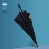 阿根廷国家队官方商品丨全自动加大绅士雨伞梅西足球迷周边直柄伞(黑色)
