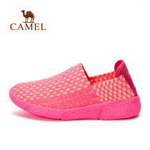 camel/骆驼户外休闲鞋 女款松紧织带舒适低帮套脚休闲鞋 A71304606(桃红 36)