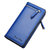 女士钱包多功能卡包女皮夹零钱包收纳包手拿钱包手机包休闲女钱包CK024(蓝色)