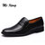 MR.KANG 秋季新款软皮男士商务皮鞋 正装皮鞋透气休闲单鞋子男535(黑色)(38)