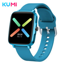 KUMI KU1S智能血压手表心率手环适用于小米苹果华为户外运动防水监测体温健康多功能情侣睡眠高精度跑步计步男女华强北(蓝色)