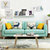 一米色彩沙发 布艺沙发 北欧中小户型 简约 休闲 现代 客厅 组合可拆洗 布沙发(浅蓝色 双人位不含脚踏)