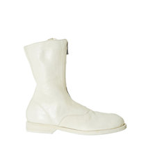 GUIDI皮革白色靴子310-HORSEFULLGRAIN-CO00T37白 时尚百搭