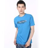 2013金雅绪夏季新款时尚休闲短袖T恤T2015007(兰色 XL)