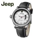 Jeep/吉普 指南者系列JPC30101大日历不锈钢壳真皮表带夜光石英表