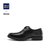 HLA/海澜之家圆头系带工装鞋低跟舒适透气正装皮鞋男HSXSD3R035A(黑色 41)