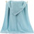 三利 纯棉A类标准简约素雅大浴巾 男女同款 柔软舒适吸水裹身巾70×140cm(蓝色 纯棉)