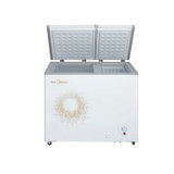 美的（Midea）BCD-182DKMA卧式冷柜 双温冷冻冷藏 家用商用冰柜 顶开门