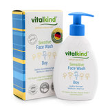 Vitalkind儿童洗面奶3岁以上温和洁面乳水果味200ml PH5.5温和护理