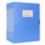 天色 加厚大容量档案盒 文件盒 资料盒 A4收纳塑料凭证盒(蓝色/厚度2cm 六个装)