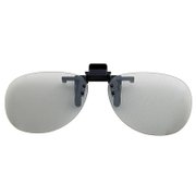 乐歌（Loctek）3DCP01加厚圆偏光3D夹片/不闪式3D电视眼镜（黑色）