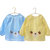 喜亲宝全棉婴儿罩衣(建议身高70-85厘米2条装蓝+黄) 国美超市甄选