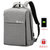 SWISSGEAR双肩包瑞士军刀15.6英寸USB充电双肩背式电脑包 运动休闲包男女通用旅行包(灰色 15.6寸)