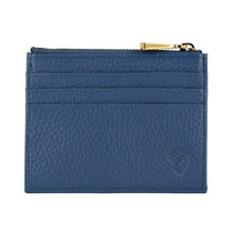 MASCOMMA头层牛皮卡包 零钱包卡夹 8C220(蓝色)