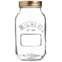 英国Kilner玻璃瓶密封罐 燕窝分装瓶 果酱罐头瓶 耐热铁盖家用无铅玻璃 伯明翰系列多用罐18180008-1000ml