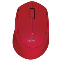 罗技(Logitech) M280 鼠标 红色 无线鼠标 办公鼠标