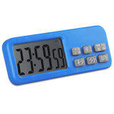汉时（Hense）多功能正倒计时器大屏幕 厨房定时器提醒器闹钟HT02(蓝色 其他)