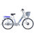 喜德盛（xds） 电动自行车灵动9号休闲代步24寸轮径48v锂电池电单车助力TDH23Z电动车(银色 单速)